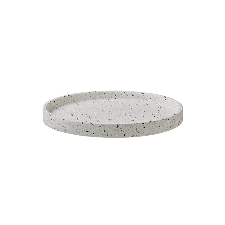 Maxwell And Williams Livvi Terrazzo Round Serving Tray 26cm White Gift Boxed - Image 2