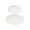 Maxwell And Williams Radiance Serving Platter Set Of 2 White Gift Boxed