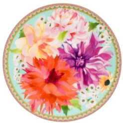 Maxwell And Williams Teas And Cs Dahlia Daze Coupe Plate 19.5cm Sky Gift Boxed