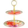 Maxwell And Williams Teas And Cs Dahlia Daze 2 Tiered Cake Stand Sky Gift Boxed