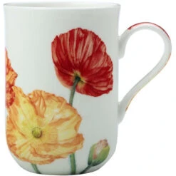 Maxwell And Williams Katherine Castle Floriade Mug 350Mml Poppies Gift Boxed