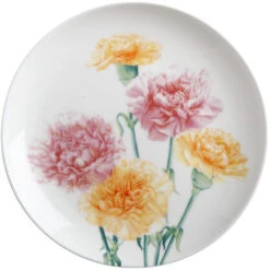 Maxwell And Williams Katherine Castle Floriade Plate 20cm Carnations Gift Boxed