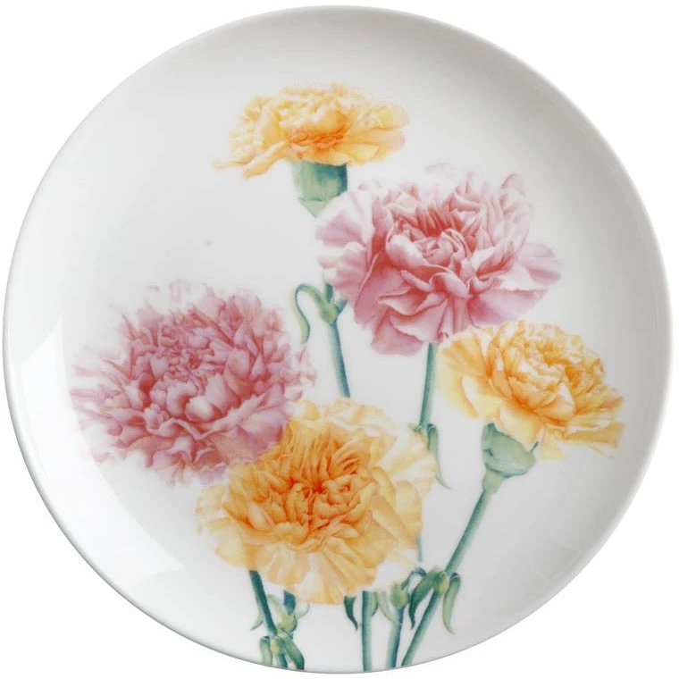 Maxwell And Williams Katherine Castle Floriade Plate 20cm Carnations Gift Boxed
