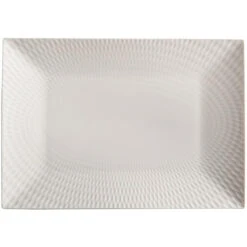 Maxwell And Williams White Basics Diamonds Rectangular Platter 25cm X 18cm
