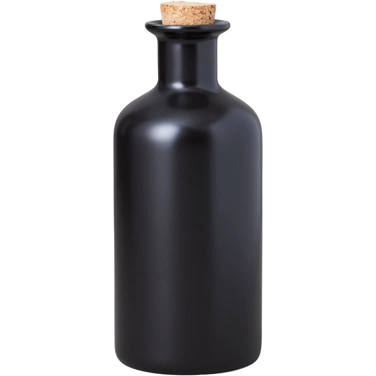 Maxwell And Williams Epicurious Oil Bottle Cork Lid 500Ml Black Gift Boxed