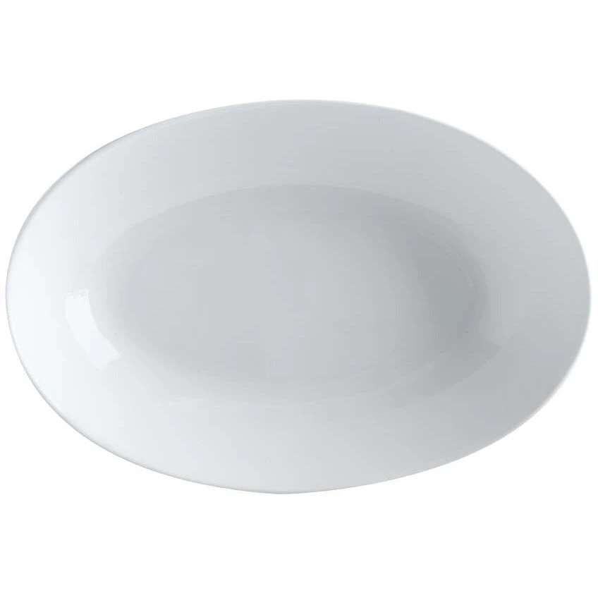 Maxwell And Williams White Basics Oval Bowl 25cm X 17cm