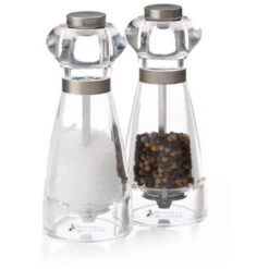 Maxwell And Williams Dynasty Acrylic Salt And Pepper Mill Set - 16cm