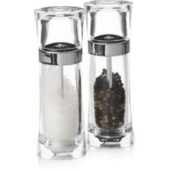 Maxwell And Williams Click Acrylic Salt And Pepper Mill Set - 13cm