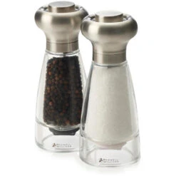 Maxwell And Williams Dynasty Stainless Steel Salt And Pepper Mill Set - 16cm