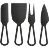 TEMPA Orson Black 4pc Cheese Knife Set