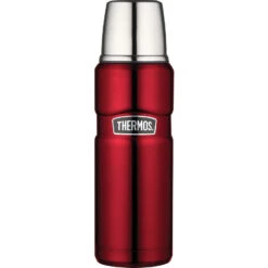 Thermos Stainless King Vacuum Insulated Flask 470ml - Red