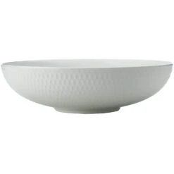 Maxwell And Williams White Basics Diamonds Round Serving Bowl 28cm