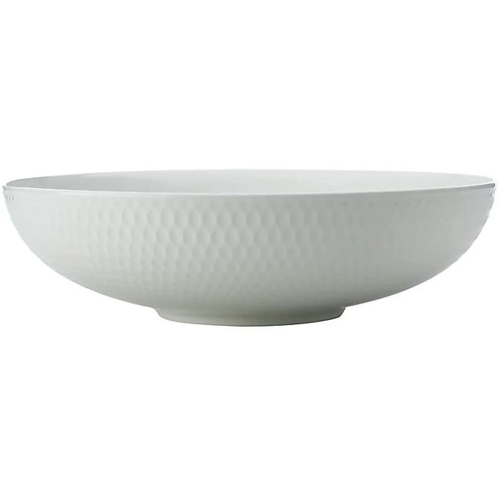 Maxwell And Williams White Basics Diamonds Round Serving Bowl 28cm