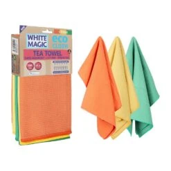 White Magic Tea Towel 3pack Citrus